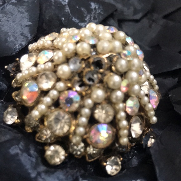 Vintage shiny black pillbox hat - Picture 12 of 12